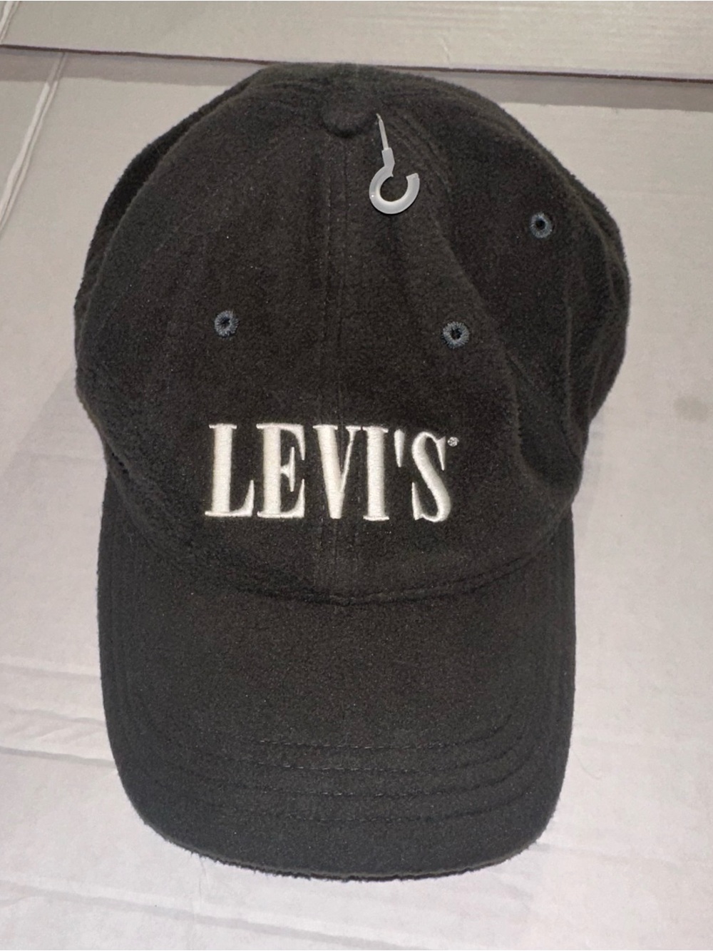 Levi's Black Cap with Red Logo Tab